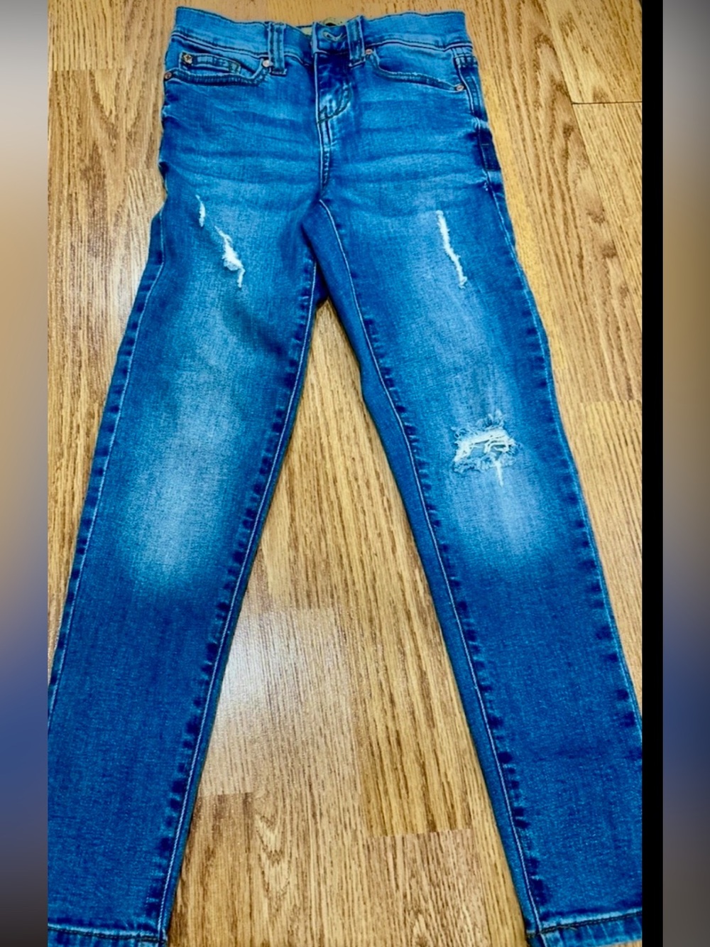 Celebrity pink girls kids denim skinny jeans size 8